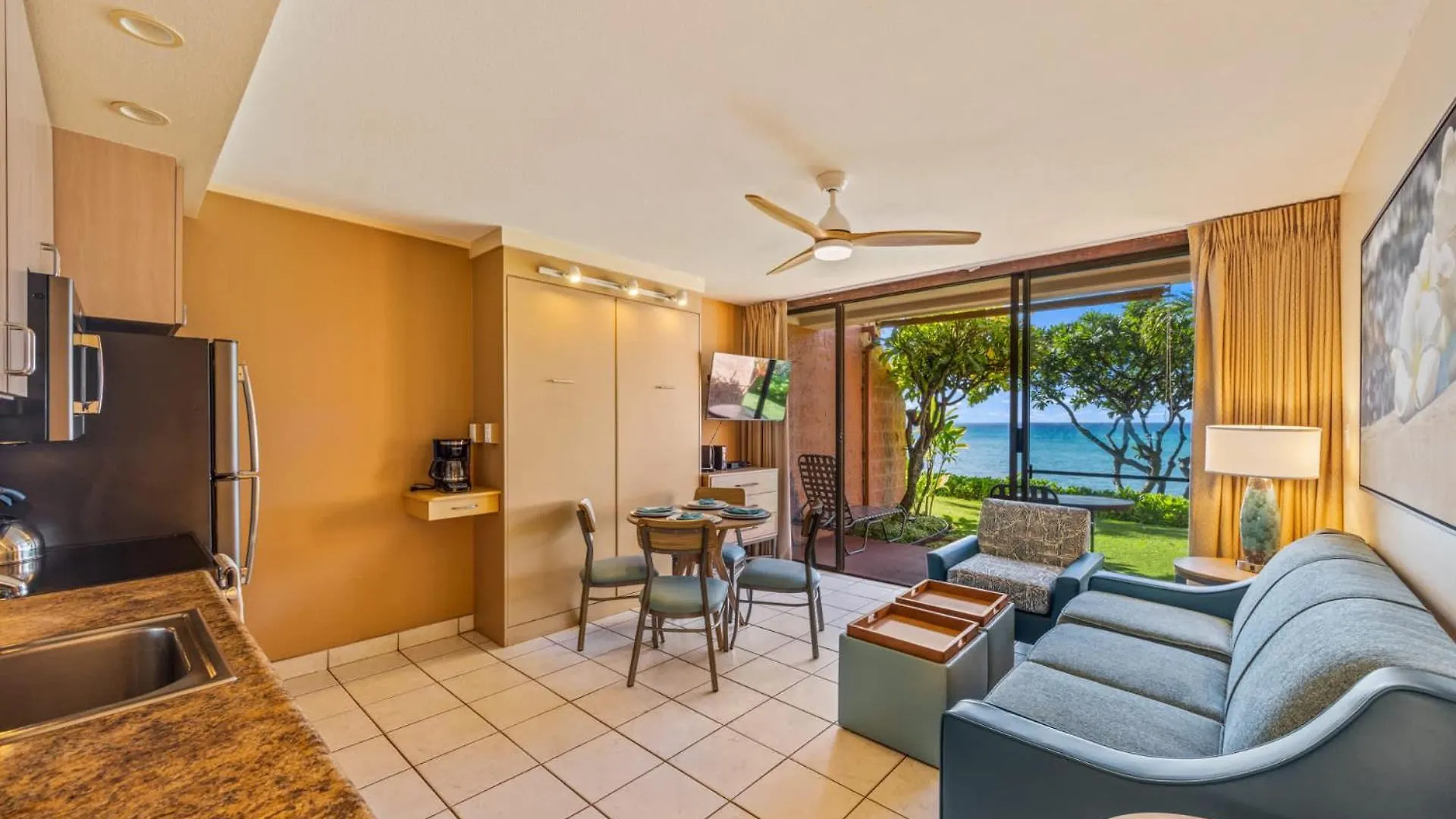 Kuleana Club #502 Ocean View - 1Bedroom & 1 Bathroom - Ground Floor Kahana 0*,